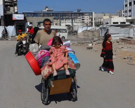 Fleeing from Destruction to Death: Gaza City Civilians Confront Heart-Wrenching Choice